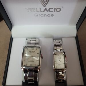 Vellacio Grande Matching His and Hers Watch Set